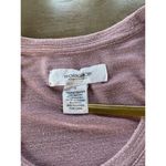 Workshop Republic Clothing Workshop Republic Women's Medium Top Tunic Dusty Rose Pink Scoop High Low EUC Photo 2