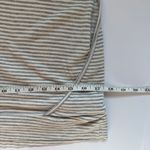 Beyond Yoga  Gray Striped Sleeveless Muscle Tee Hoodie Size Medium Photo 3