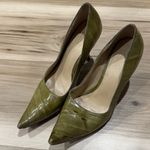 Pelle Moda Pointed Toe Kitten Heel Women’s 6 Green Photo 0