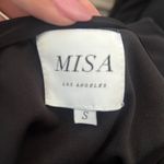 MISA Los Angeles  Cyan Black Bodycon Dress Photo 4