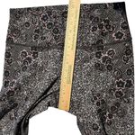 Lululemon Women's 12 Wunder Under Hi-Rise Tight Trellis Bloom Ice Grey Black Photo 7