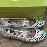 Giani Bernini Gianni Bini-Ballet Flats- Perforated Sliver Size‎ 9 Photo 0