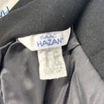 Isaac Hazan Skirt Size 6 Black Mini Silver Buckle Preppy Mod Indie Sleaze Y2K Photo 5