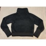 Athleta Tugga Sherpa Fleece Crop Jacket Bali Green Athleisure Outdoor Size Small Photo 5