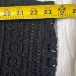 a.n.a . Black Crochet Fridge Tank Top size 1X Photo 5