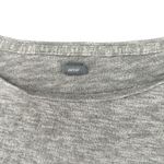 Aerie Lightweight Terry Cloth Long Sleeve Soft T-Shirt XS Gray Ties Pocket Photo 2