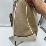 Etienne Aigner  Vintage‎ Linen and Leather Shoulder Bag Photo 3