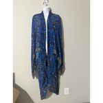 Amuse Society Amuse Society Brooklyn Kimono Duster Cardigan Medina Blue One Size Photo 4