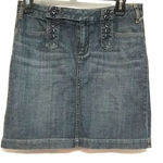 Banana Republic  jean skirt sz 2 Medium Wash Photo 0