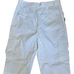 ZARA  White Cargo Pants Utility Pockets Straight Leg Casual size M Photo 3