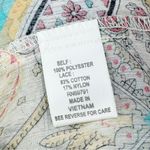 Dress Barn  Paisley Boho Sheer Kimono Cardigan Topper XL Sheer Chiffon Lace Photo 9