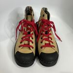 Camper Teix lace up boots tan canvas black sole women's size 38 gorpcore Photo 2