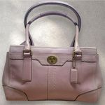 Coach  Hamptons Legacy Zip-Top Satchel 11547 Lavender Brass Turnlock 2007 Photo 0