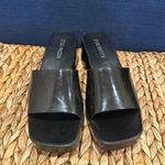 Steve Madden Harlin Black Jelly Y2K Sandals sz 9 Photo 6