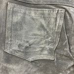 Vintage Bushwacker Genuine Suede Leather Womens 12 Pants Blue Highwaisted USA Photo 9