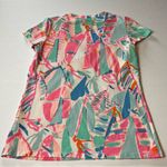 Lilly Pulitzer Small Pink Short Sleeve Shirt Sailboat Nautical Coastal Top *FLAW Photo 7