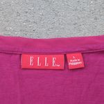 Elle NWT  Pima Cotton Longsleeve Shirt with Pleated Neckline Photo 7