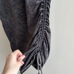 PINK - Victoria's Secret PINK by Victoria's Secret Black Acid Wash Ruched Mini Dress, Size Small Photo 4