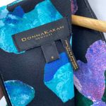 Donna Karen New York Dress Womens 6 Black Polyester abstract floral print Photo 5