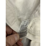 Old Navy Womans  White Distressed Small Button Down Jean Jacket Photo 3