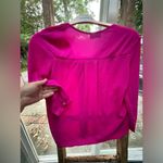 PaperMoon NWOT paper moon by stitch fix magenta blouse Size XS Photo 7