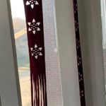 Maroon Suede Scarf Red Photo 0