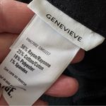 Paige NWT Genevieve Black Fog Luxe Coating Flare Pants Size 28 Photo 15