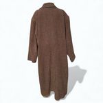 The Territory Ahead Vintage 90s Wool Alpaca Blend Brown Trench Coat Size L Photo 2