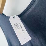 MICHELLE BY COMUNE Tank Moon Child Extra Small Swing Tie Back Boho Astrology NWT Black Size XS Photo 3