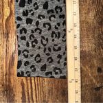 Rails  Top Women's Small Gray Sami Charcoal Leopard Linen Blend‎ Knit Blouse Photo 10