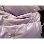 Women’s Unreal Fur Fractals Puffer Jacket Size XL Purple Photo 4