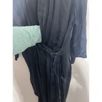 Free People Jumpsuit Black Sz Small Wrap Pants Boho V Neck Knot Photo 4