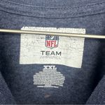 NFL New England Patriots Custom Bleach Splatter Short Sleeve Shirt Size 2XL Blue Photo 3