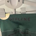 Aerie  ribbed NWT offline green 7/8 leggings size small long‎ Photo 3