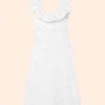Reformation Amethyst Dress (White) Photo 1
