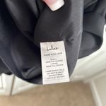 Lulus Lulu’s Tie-Front Long Sleeve Black Dress – Size Large Photo 3