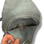 Unisex Gray Canvas Sling Crossbody Backpack Chest Bag Travel Daypack‎ Photo 3