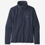 Patagonia NWT Nena Micro D 1/4 Zip New Navy Blue Size XS Photo 1