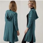 Athleta  Harmony Pose Wrap Cardigan Hoodie – Teal Green – Size XS Photo 4