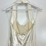 Reformation  Babette Silk Dress in Ivory Size US 4 NWT Photo 9