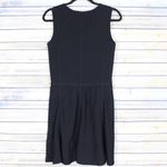 Faith Connexion Flared Stretch Knit Seamed Dress Black Photo 2