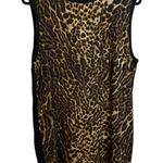 Ralph Lauren Nwt Animal Print Silk Blend Turtleneck Sweater Dress Photo 0