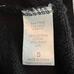 Chaser Linen French Terry Short Sleeve Sweatshirt Tee Striped Raw Cut Sz S Photo 6