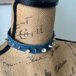 Boutique Denim Spiked Choker/Collar Photo 0