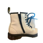 Dr. Martens  WHITE PATENT LEATHER ZIP SIDE BOOTS WOMEN SIZE 5 Photo 5