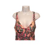 Catalina  Tankini Swim Top M 8-10 Underwire Cross Back Straps Swimsuit Modest Photo 3