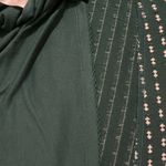 Anthropologie Maeve Dark Green Patterned Long Sleeve Belted Dress Sz XS Photo 8