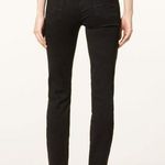 7 For All Mankind  Black Roxanne Skinny Jeans Photo 0