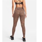 Nike  Dri-FIT One‎ Women's Mid-Rise Printed Leggings Leopard XS NWT Photo 1