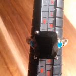 California Black Jade and Neon Apatite Sterling Silver Ring (Size 7) Photo 3